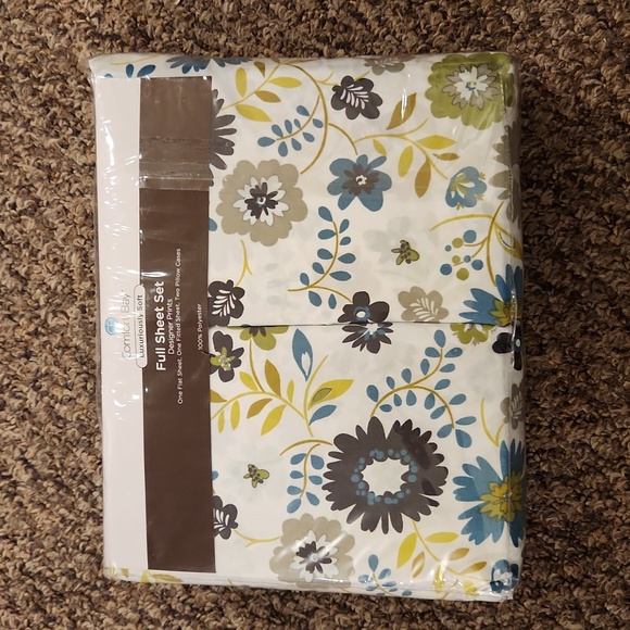 NWT Comfort Bay Full Sheet Set - Picture 4 of 7